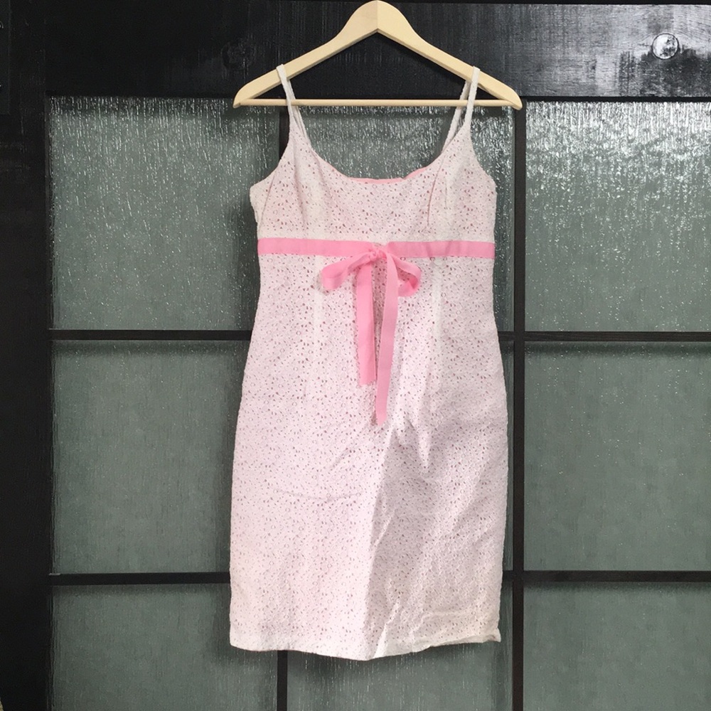 Shoshanna by hanna Lace Pink and White Dress Size 8
